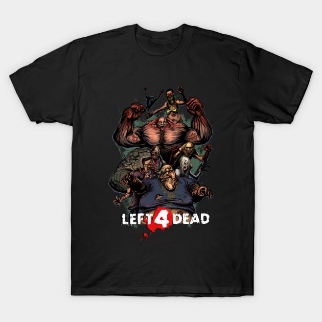 Valve Zombie Simulator T-Shirt by Creepsandbabes